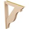 Ekena Millwork 5 1/2-in W x 30-in D x 42-in H Funston Trad Rough Cedar Woodgrain TimberThane Outlooker, Primed Tan OUTUR055X30X42FST04RCPR - alternate 5